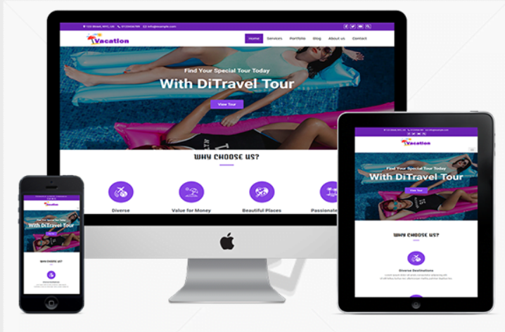 Screenshot of Di Multipurpose, a customizable and best WordPress multipurpose theme for multiple industries
