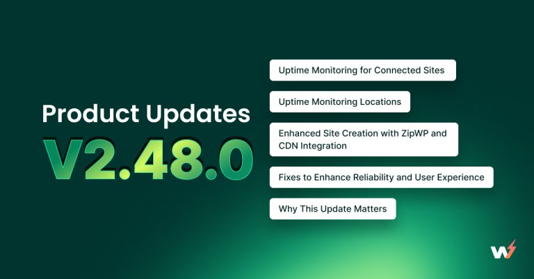 Top Product Updates from v2.48.0