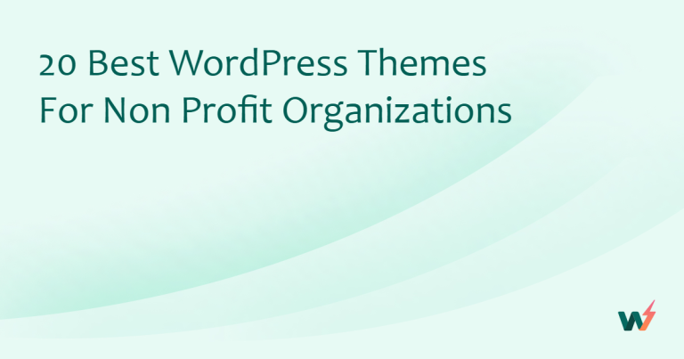 20 Best WordPress Themes for Non Profit Organizations