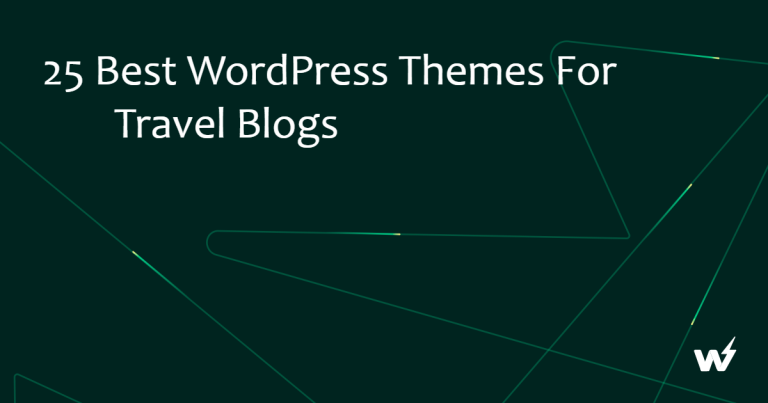 25 Best WordPress Themes for Travel Blogs