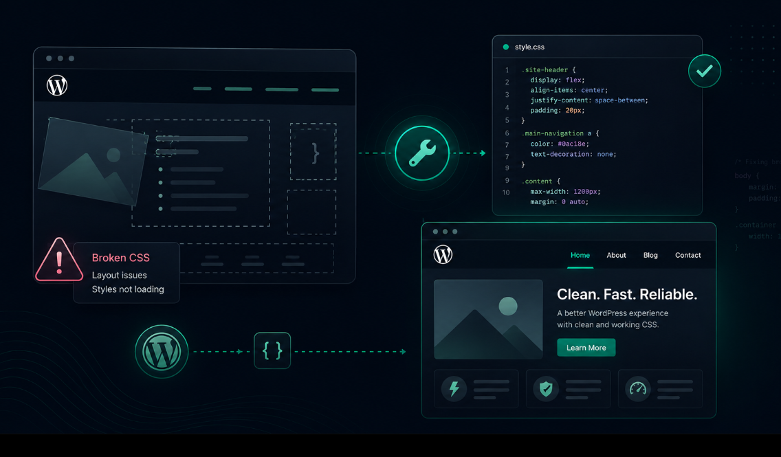 How to Fix Broken CSS in WordPress