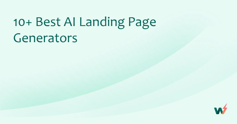 10+ Best AI Landing Page Generators