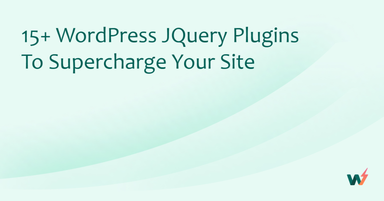 15+ WordPress jQuery Plugins to Supercharge Your Site