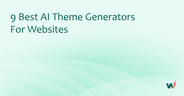 9 Best AI Theme Generators for Websites