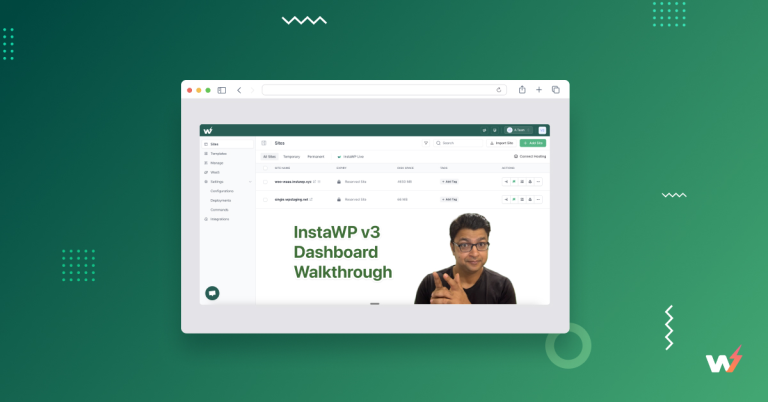 InstaWP’s Dashboard Gets a Makeover in v3