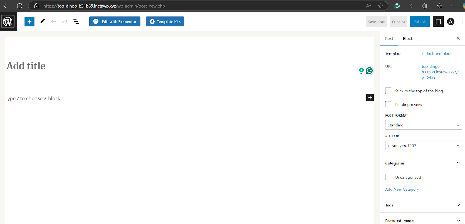 WordPress dashboard → Posts → Add New to add categories in WordPress WordPress dashboard → Posts → Add New to add categories in WordPress