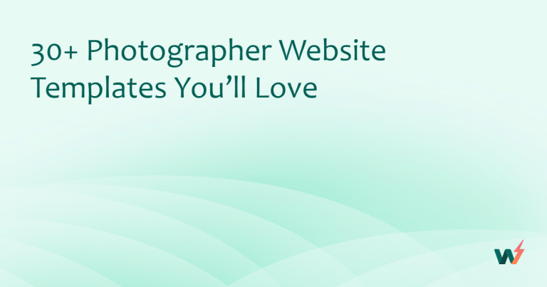 30+ Photographer Website Templates You’ll Love