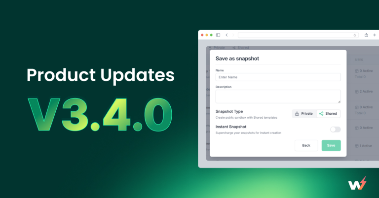 InstaWP 3.4.0 – Say Hello to Snapshots & Smarter Template Monetization