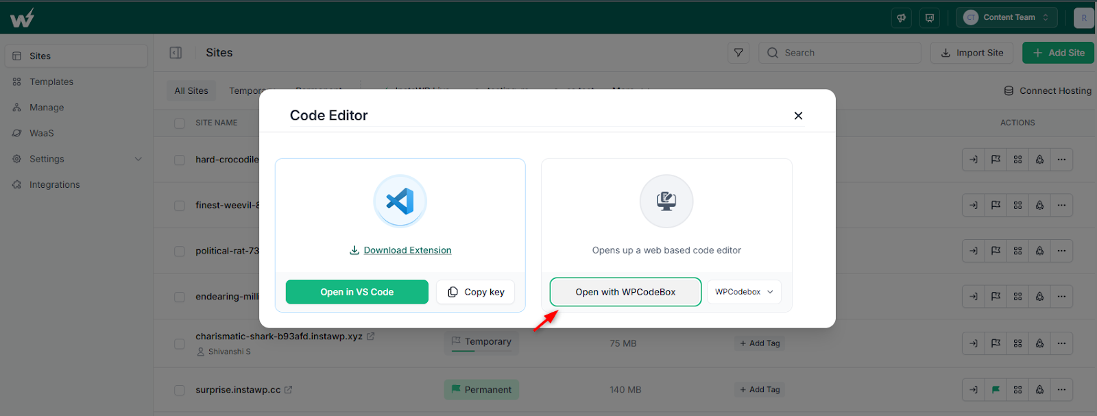 Web Editor Powered by WPCodeBox