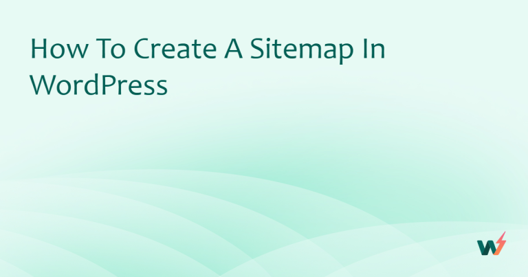 How to Create a Sitemap in WordPress 