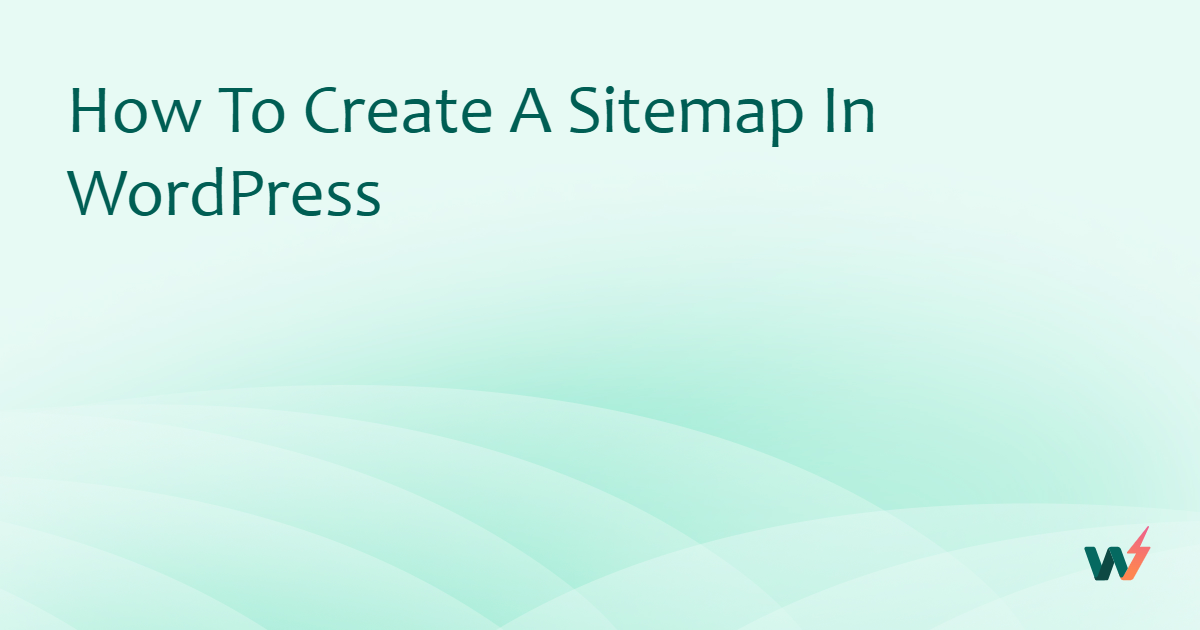 How to Create a Sitemap in WordPress 