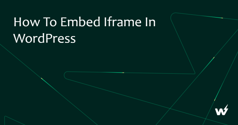 How to Embed iframe in WordPress