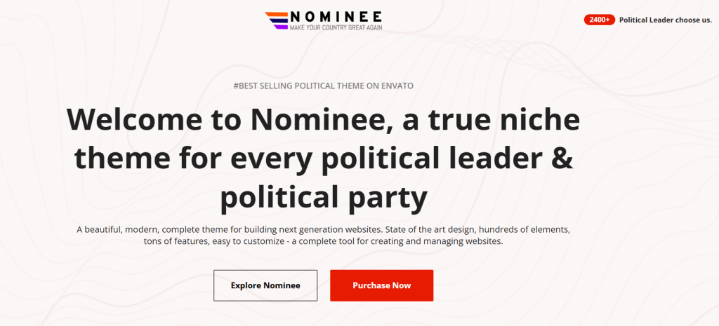 political campaign WordPress themes