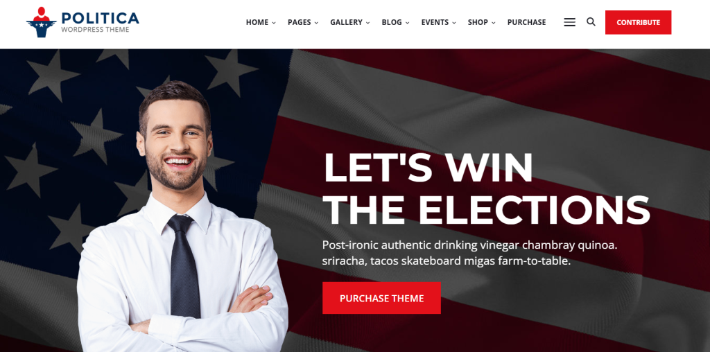 political campaign WordPress themes
