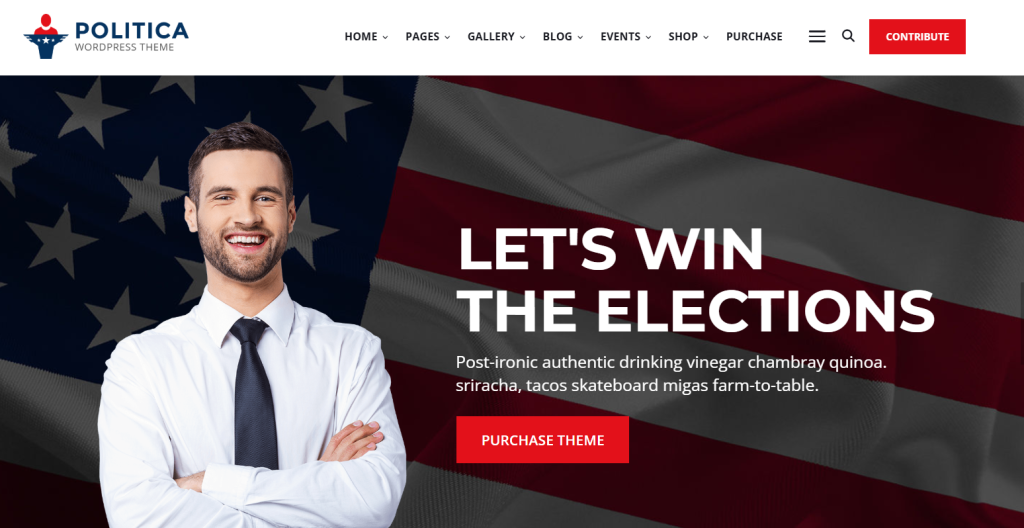 political campaign WordPress themes