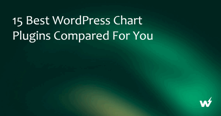 15 Best WordPress Chart Plugins Compared For You