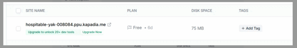 UI nudge