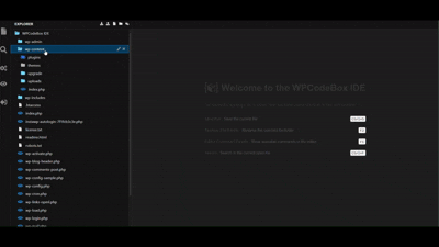 Creating the my-php-block plugin folder and PHP file inside WPCodeBox