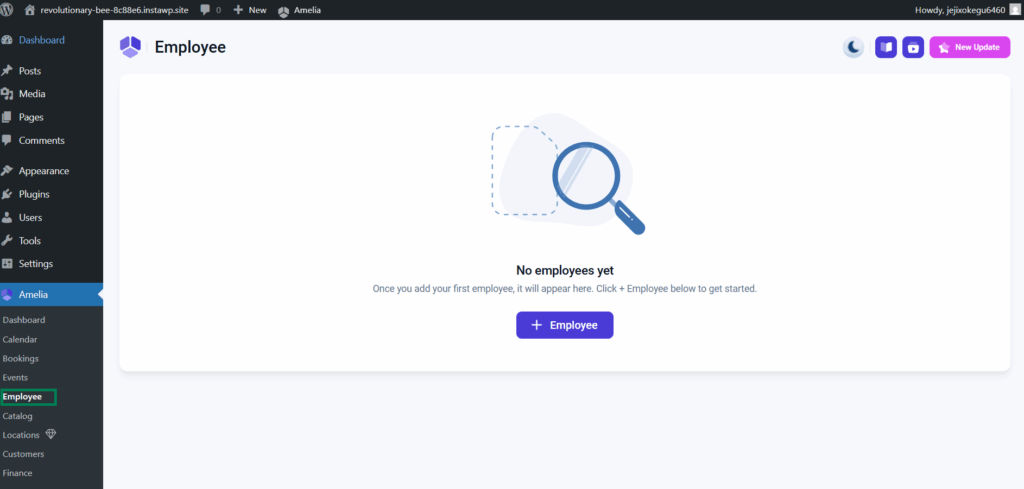 Add Employees to Create a Booking System in WordPress