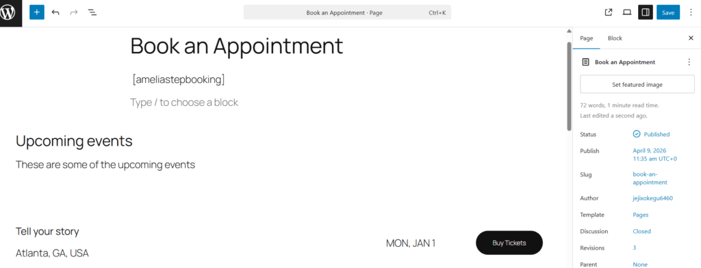 Use Shortcode to Create a Booking System in WordPress