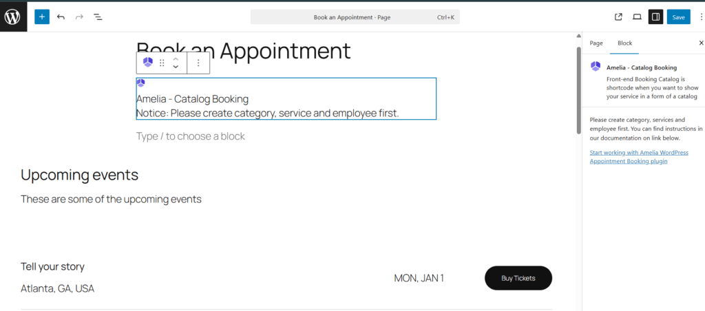 Add the Booking Form to Create a Booking System in WordPress