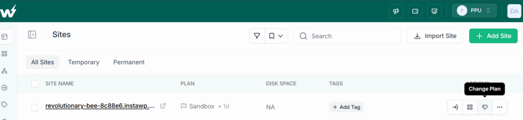 Change Plan on Insta|WP to Create a Booking System in WordPress