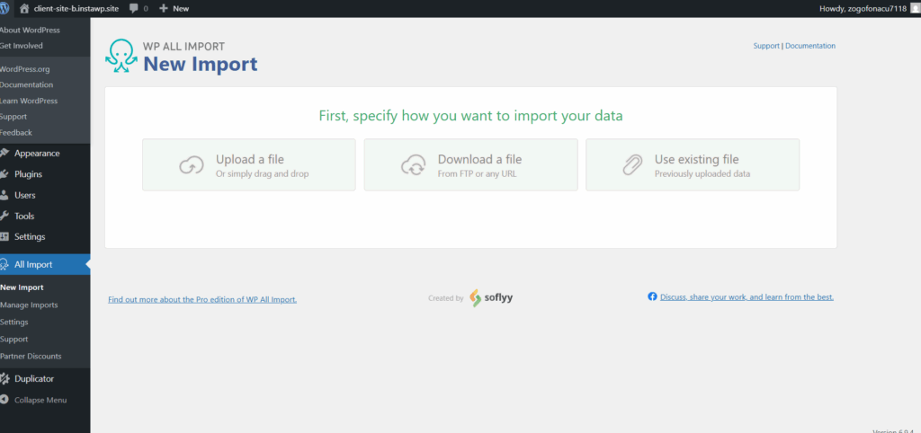 Install WP All Import to Migrate From Webflow to WordPress