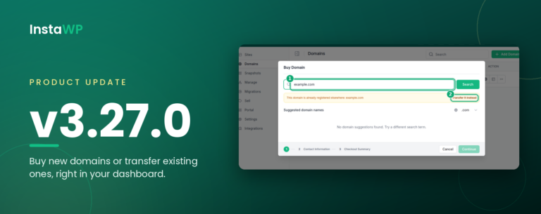Product Update v3.27.0: Account-Level AI, Domain Transfers, and a Bigger Hosting Backbone