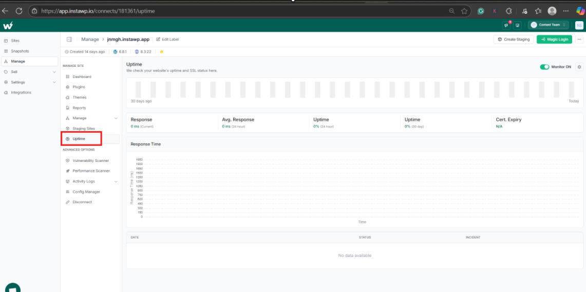 Monitor Store Uptime Automatically