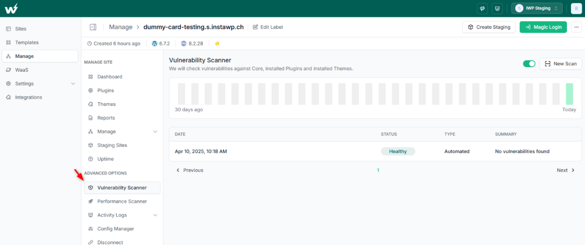 Detect Security Risks Automatically