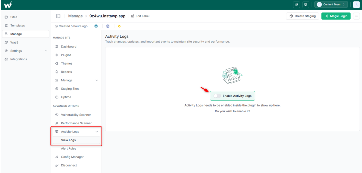 Track Every Action with an Activity Log