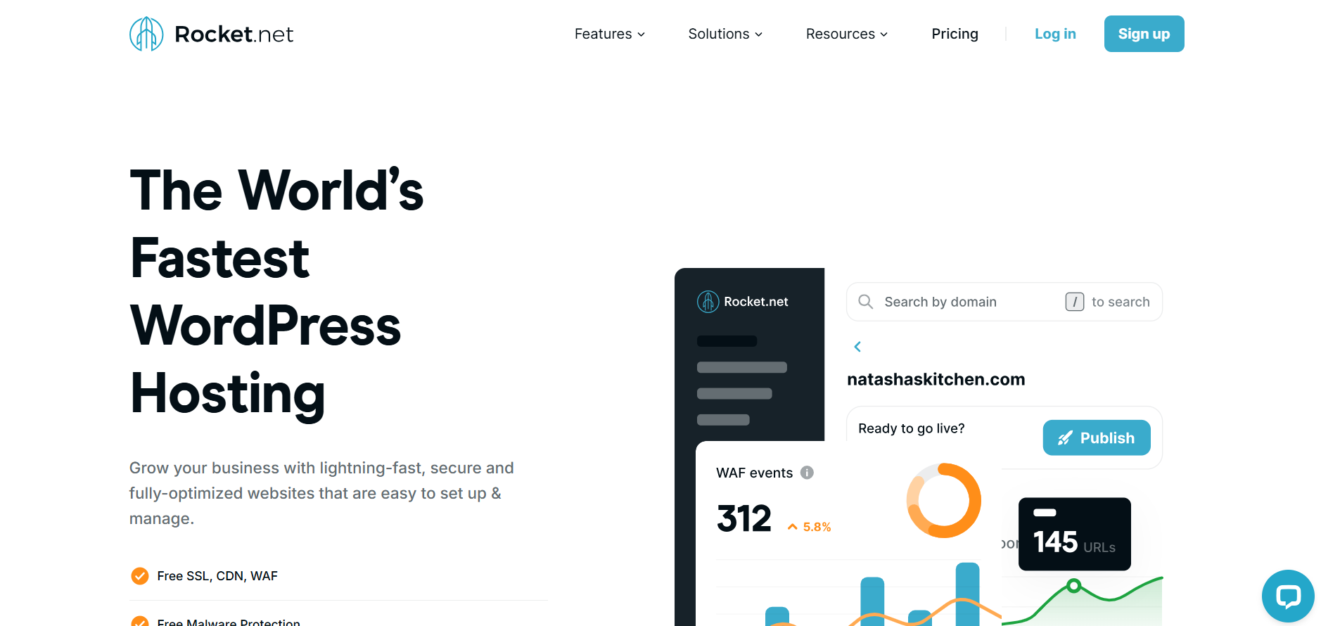 The Rocket.Net website