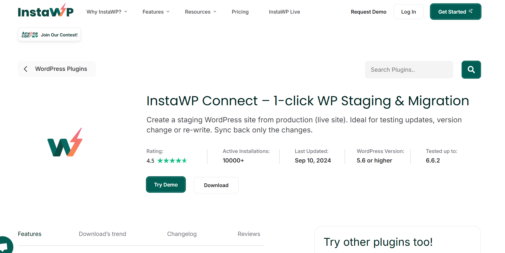 The Plugin-Based Migration website