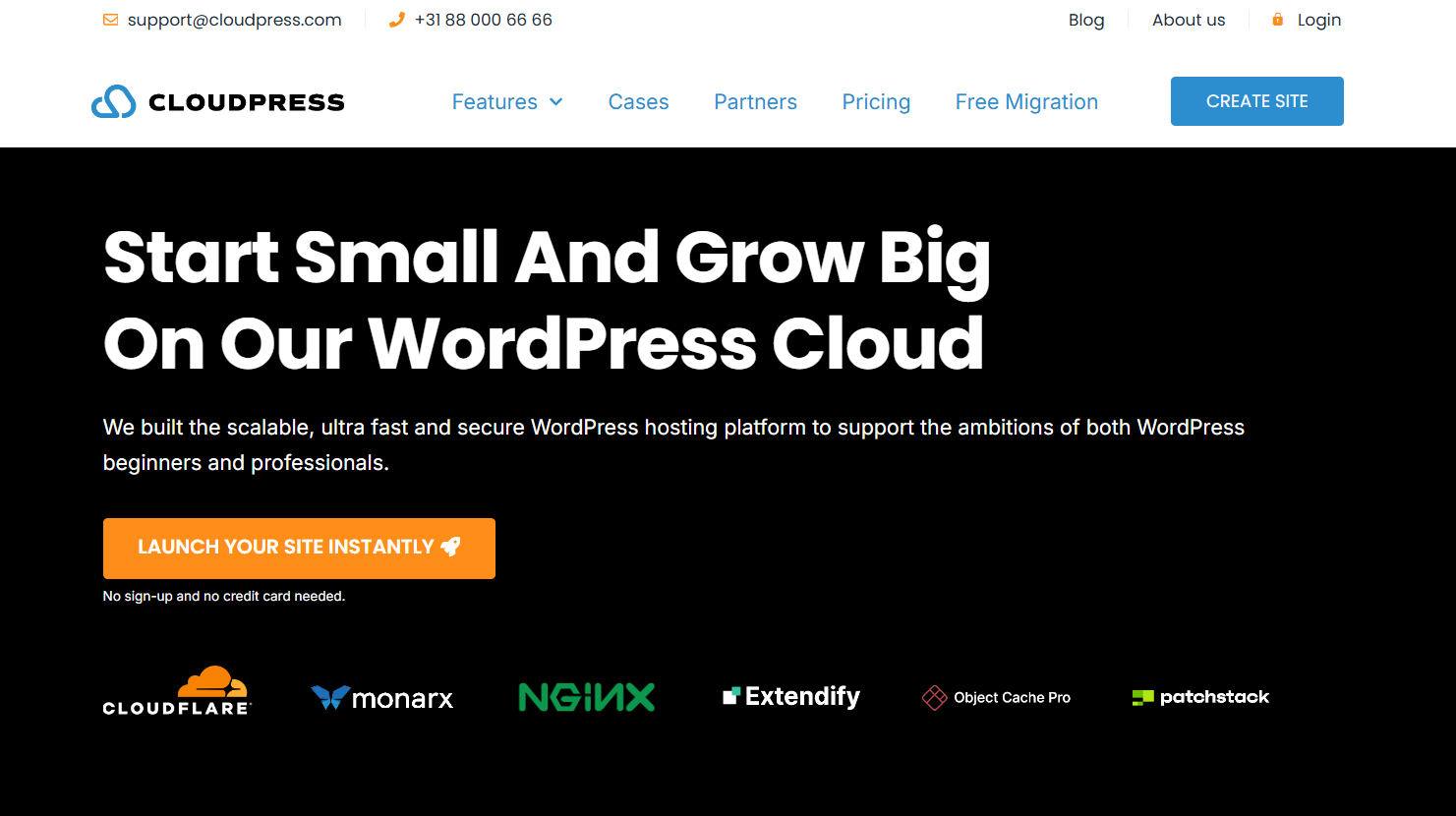 CloudPress- an affordable Cloudways alternative offering managed WordPress hosting