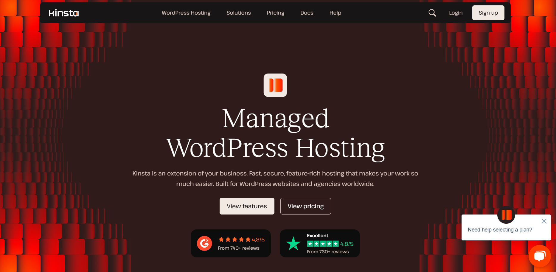 Kinsta Managed WordPress Hosting Provider
