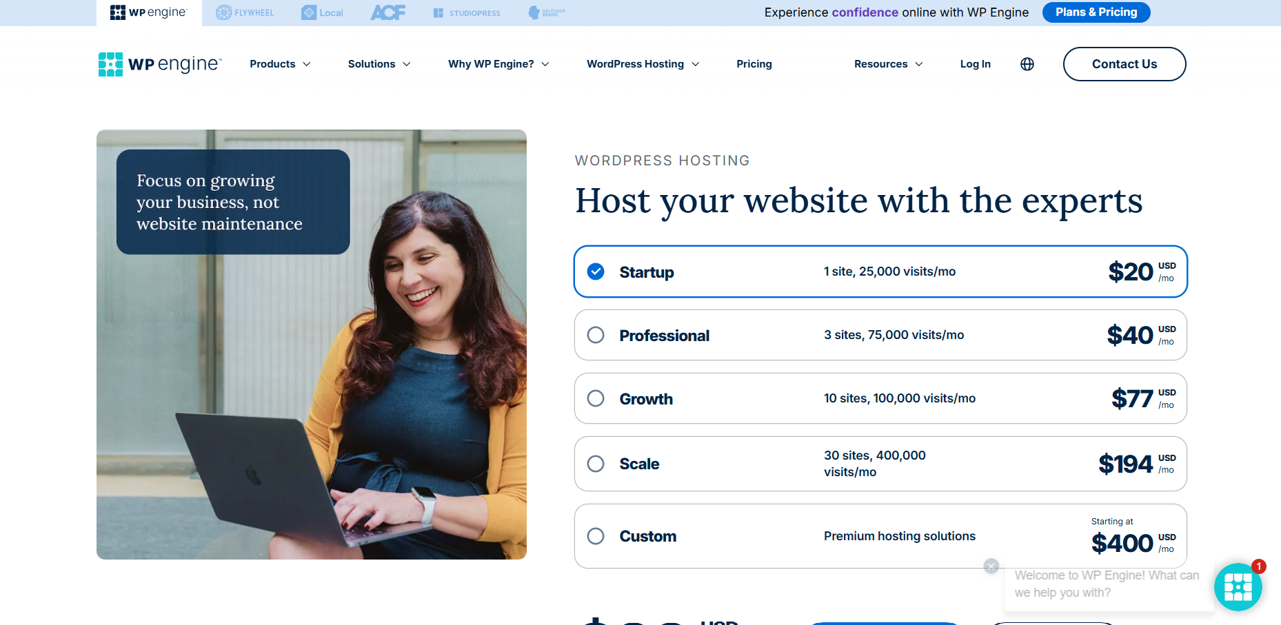 WP Engine Managed WordPress Hosting Provider