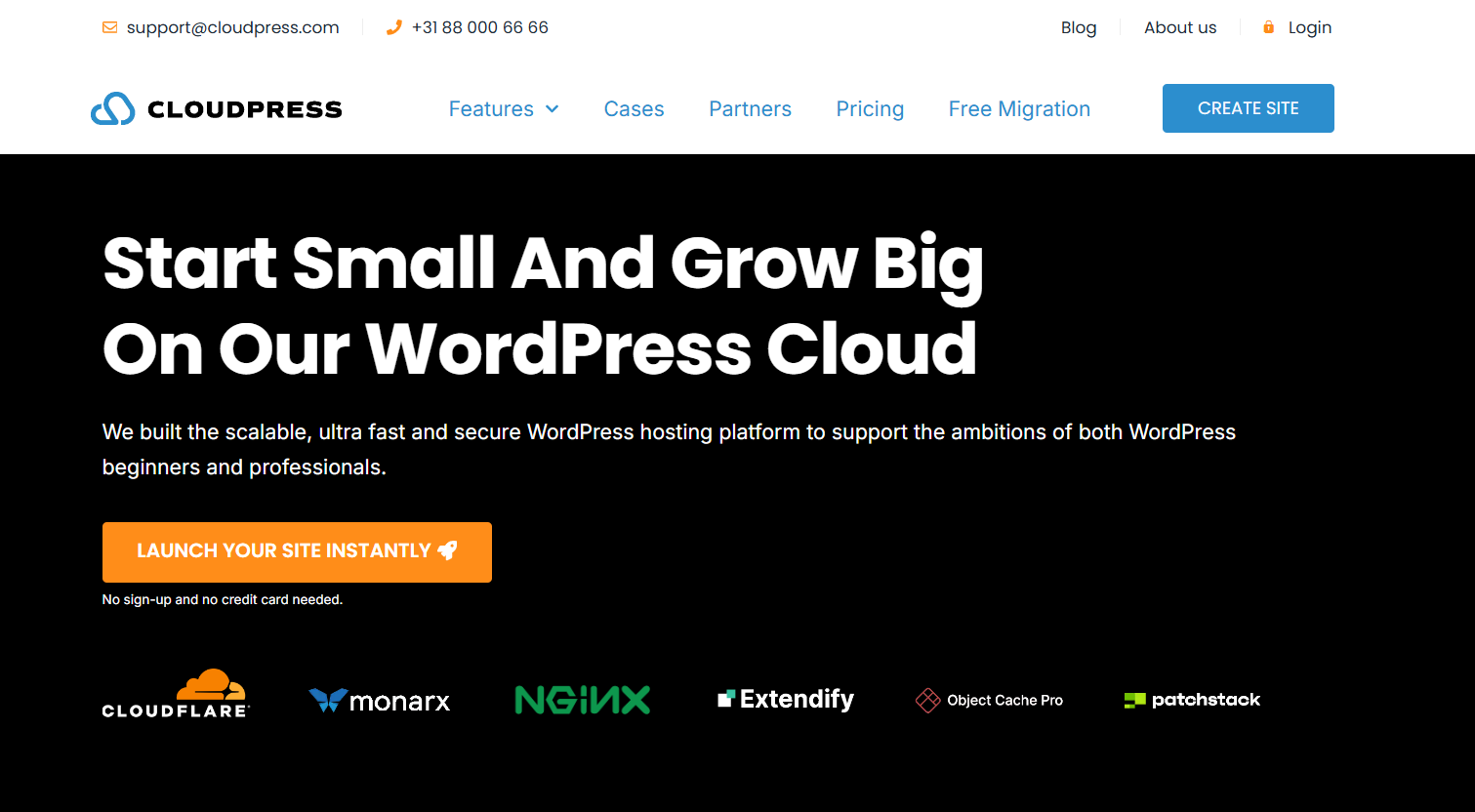 CloudPress WordPress managed hosting provider as an ideal DigitalOcean alternative