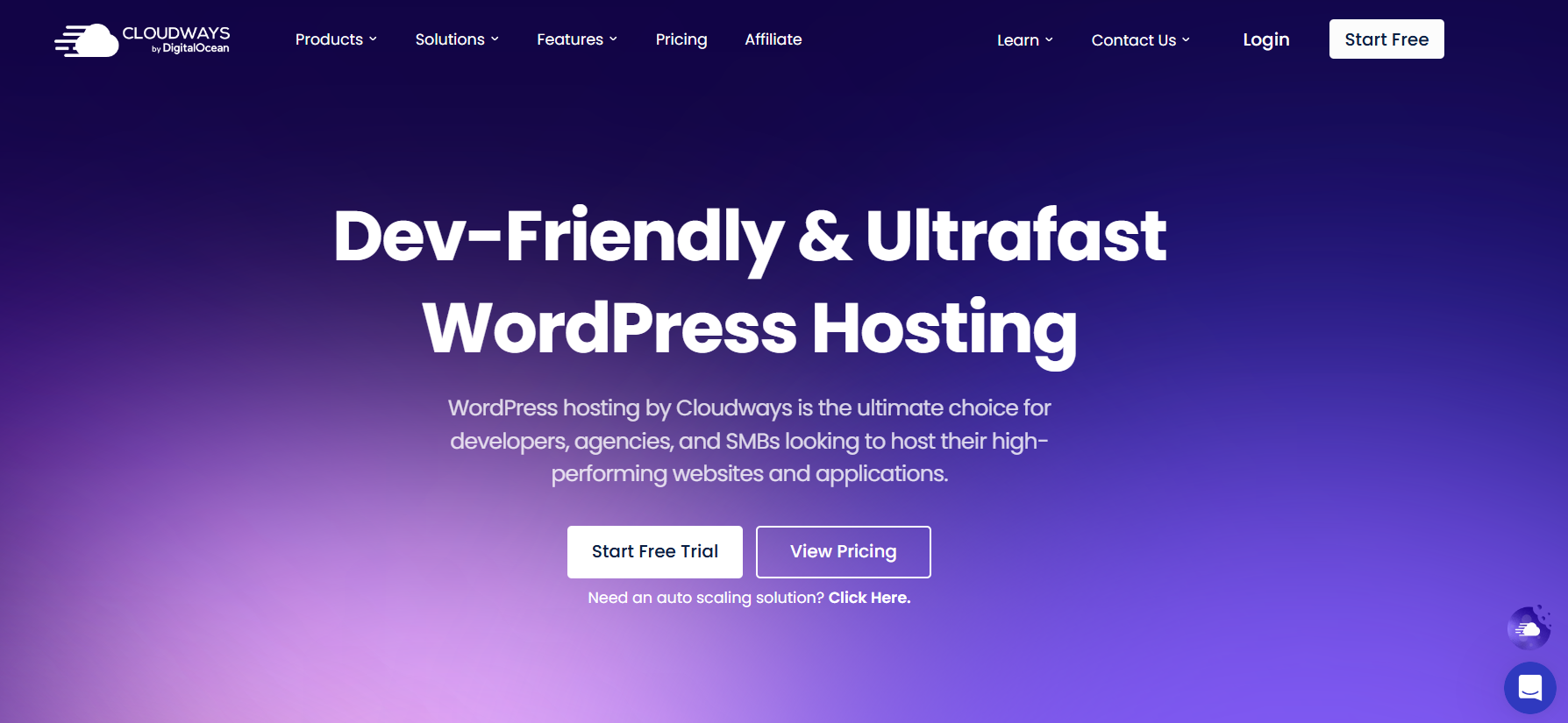 Cloudways: Managed WordPress hosting