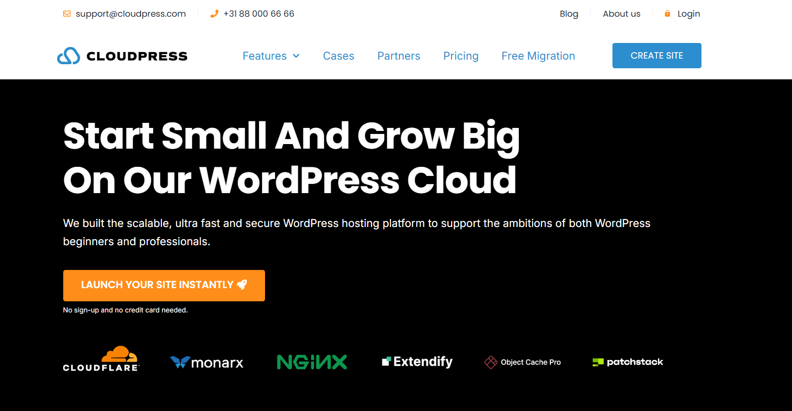 CloudPress managed hosting provider for small agencies