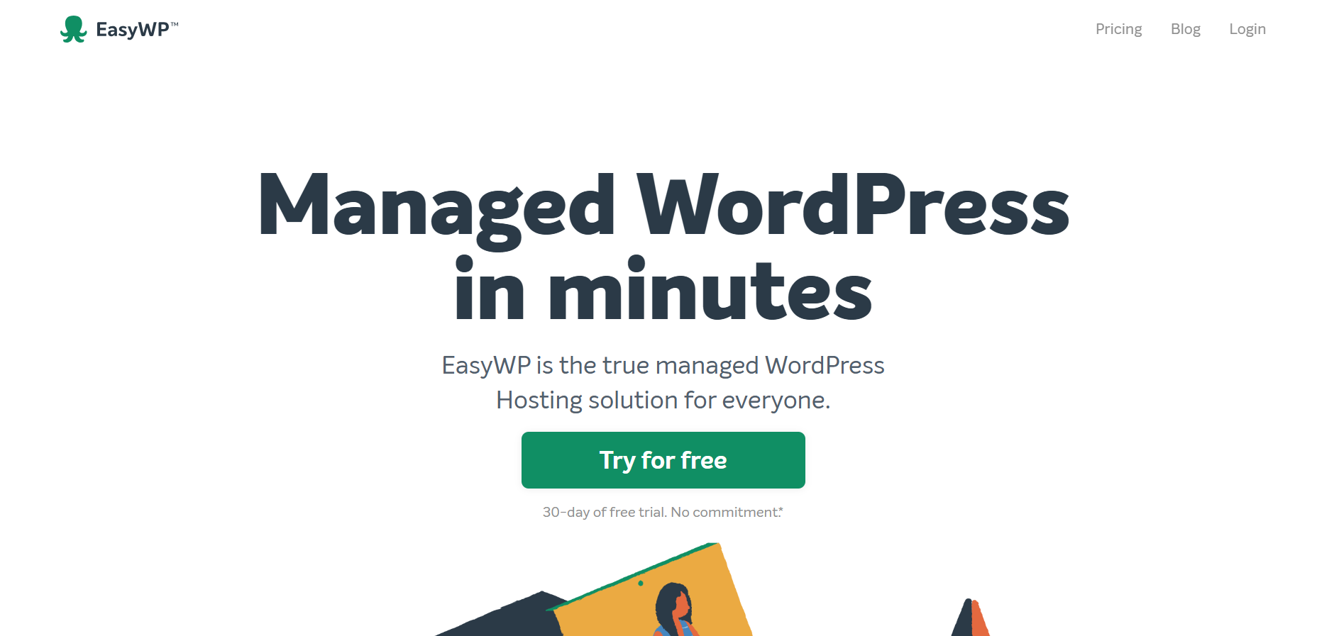 EasyWP managed hosting provider 
