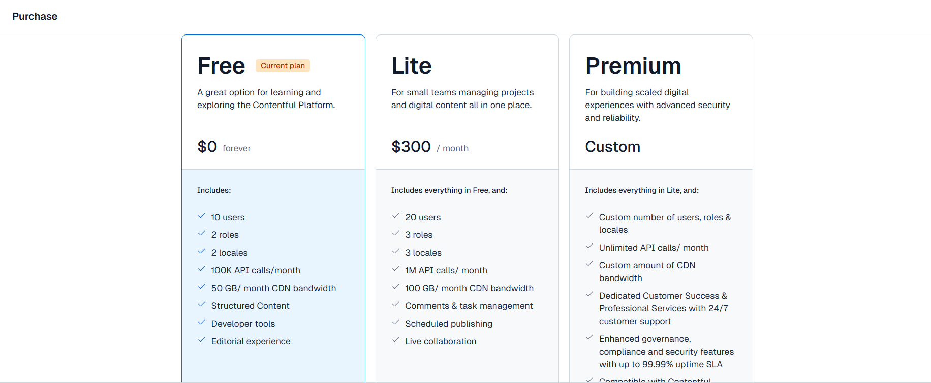 7. Pricing: Contentful vs WordPress Cost Breakdown: screenshot from the guide Contentful vs WordPress: Which CMS Is Better for Developers & Agencies (screen 2 of 2)