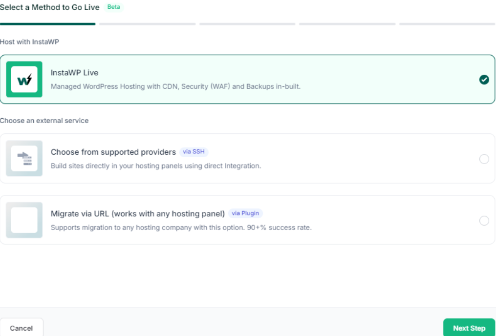 Step 4: Migrate Your WordPress Site to the New Host Using 3 Methods