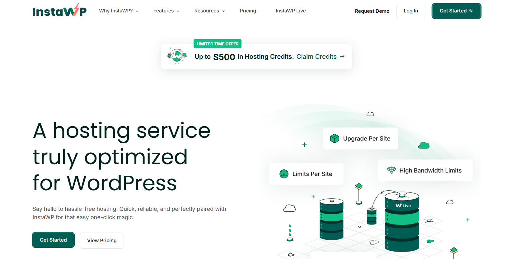InstaWP, InstaWP Live - Best GoDaddy WordPress Hosting Alternative