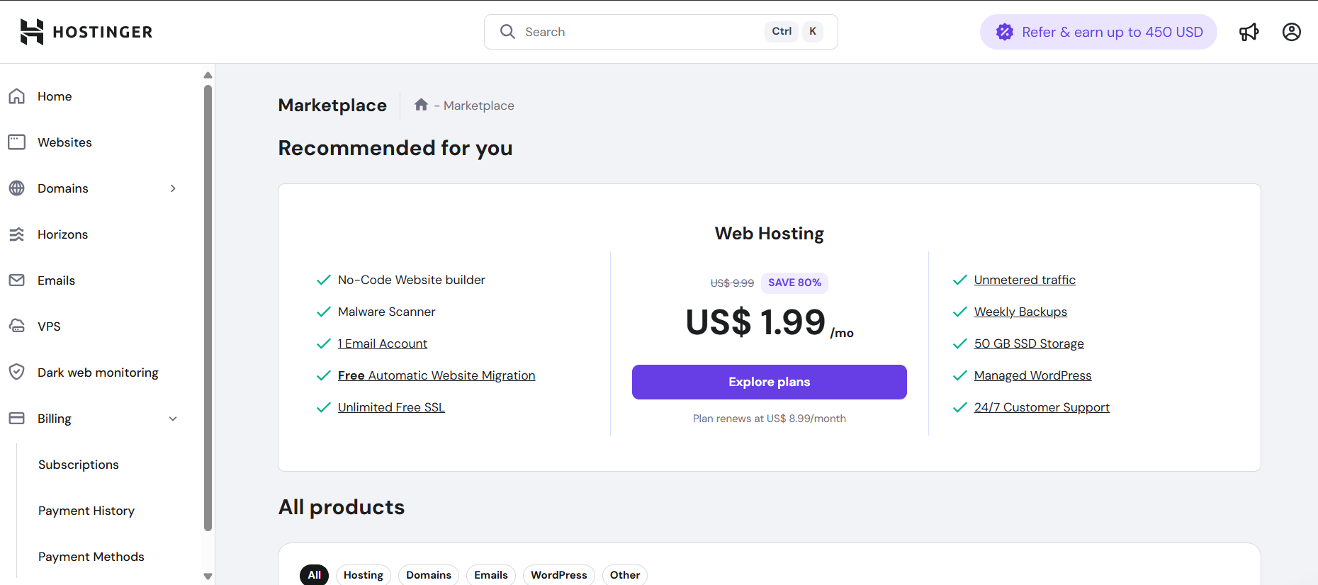 Hostinger vs GoDaddy for WordPress