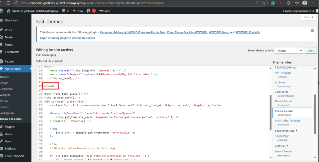 Option A: From the WordPress Dashboard, step from the guide How to Add AdSense Code in WordPress