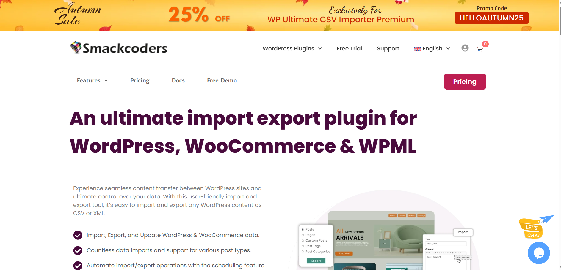 WP Ultimate CSV Importer home page