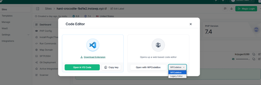 Built-In Online Code Editors