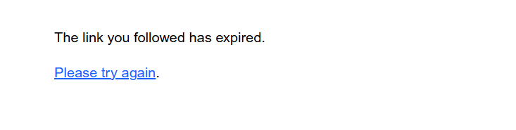 What Is “The Link You Followed Has Expired” in WordPress?