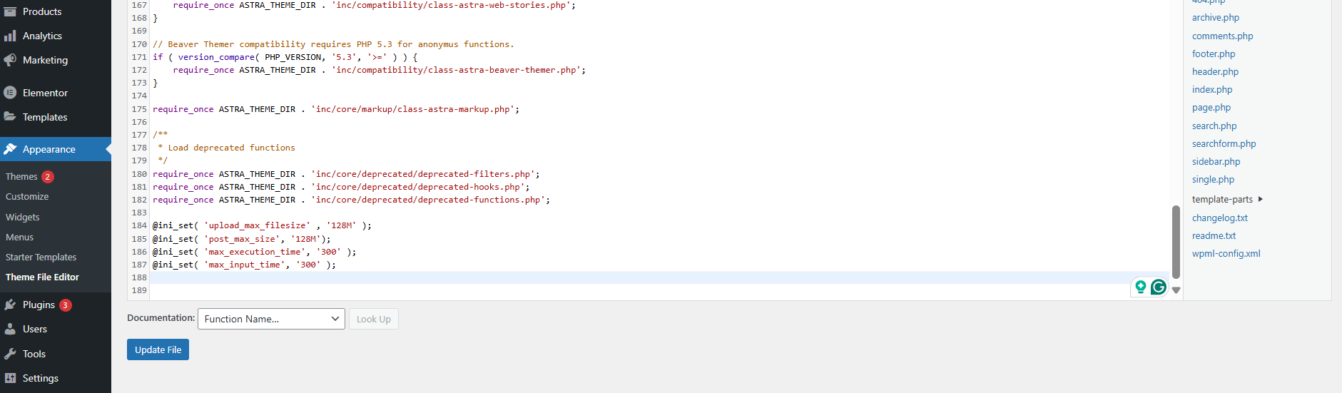 ✅ Method 1: Edit the functions.php File