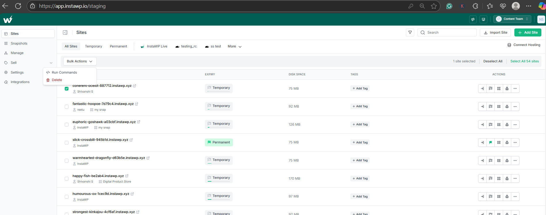 Run command on your WordPress instance to install SEO plugin 